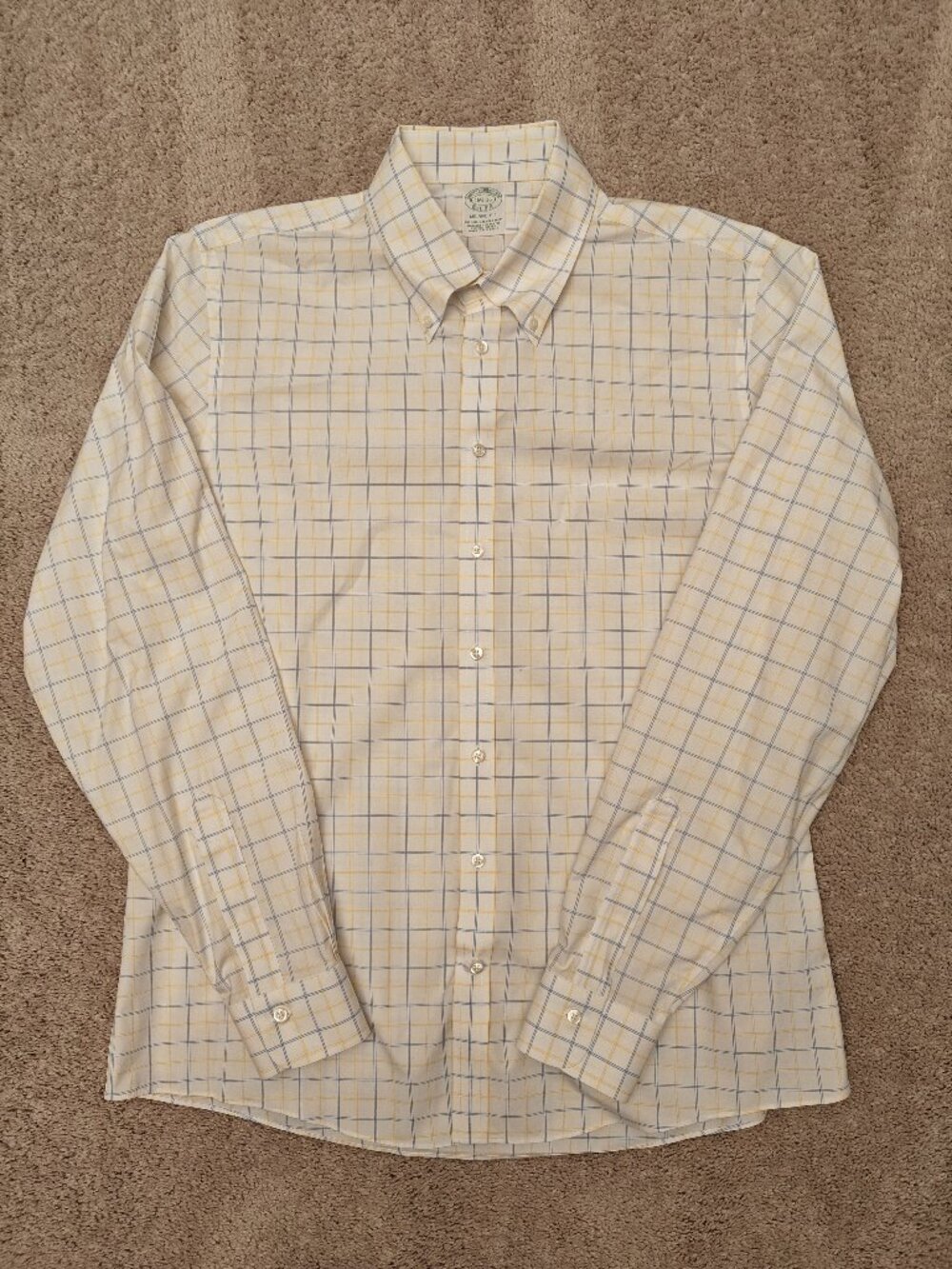 Brooks Brothers Milano 16.5 36 Oxford Dress Shirt